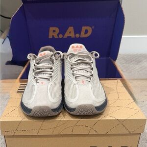 R.A.D. Men's Athletic Shoes - Tan, Blue and Orange